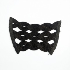 Cotton, linen and PP grass woven upper