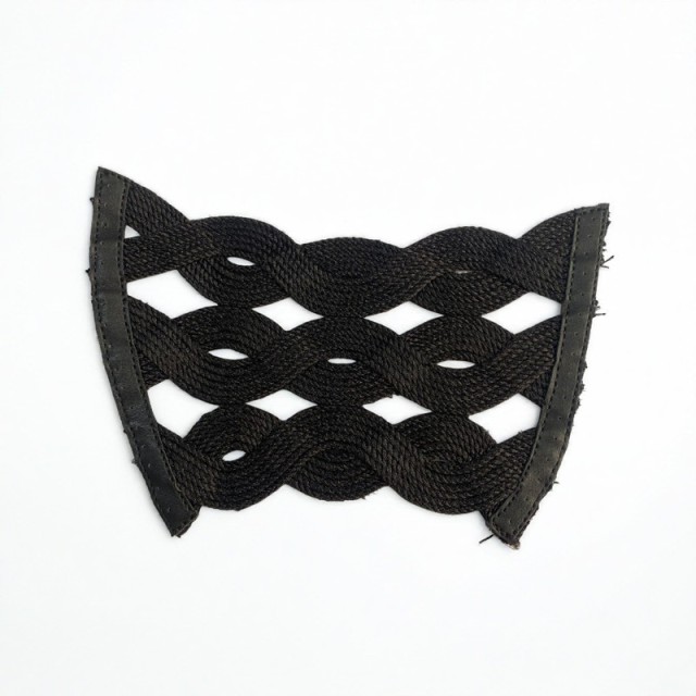 Cotton, linen and PP grass woven upper