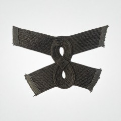 Cotton, linen and PP grass woven upper