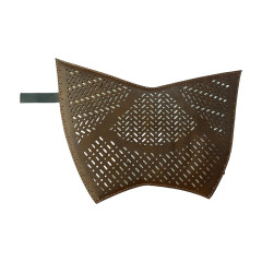 Hollowed-out embroidered gemstone upper