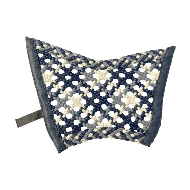 Hollowed-out woven painted upper