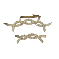 Hand-beaded sandal upper