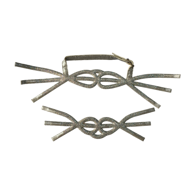 Hand-beaded sandal upper