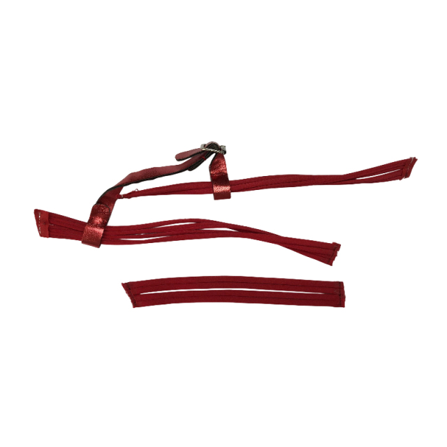 PU embroidered sandal upper