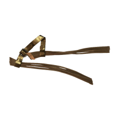 PU embroidered sandal upper