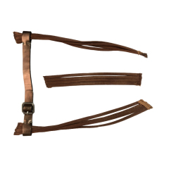 PU embroidered sandal upper