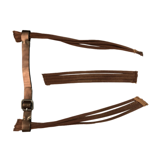 PU embroidered sandal upper