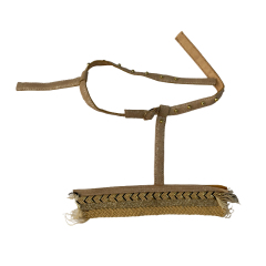 PU embroidered sandal upper