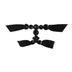 Hand-beaded sandal upper