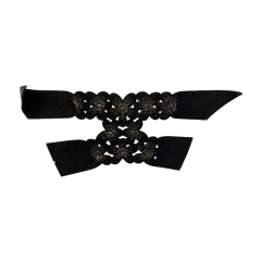 Hand-beaded sandal upper