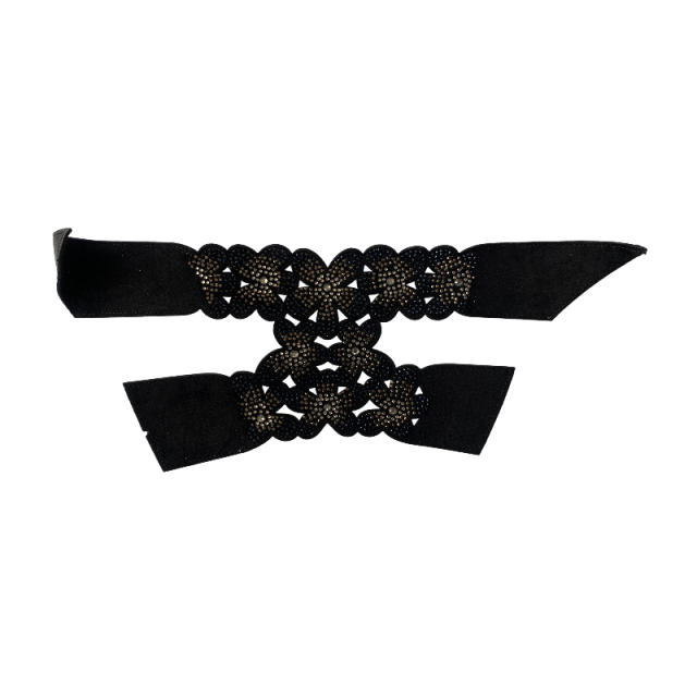 Hand-beaded sandal upper