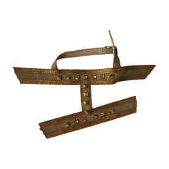 激光烫钻彩色小花鞋面