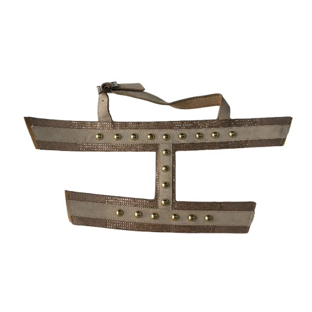 PP grass woven hand-beaded upper