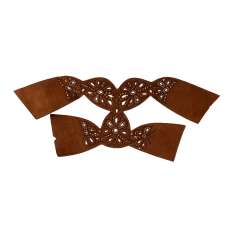 The upper of the shoe is laser-printed on flannel