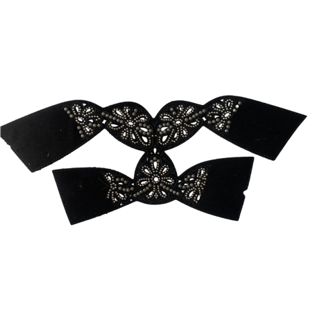 The upper of the shoe is laser-printed on flannel