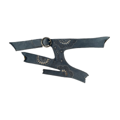 Laser-printed hollowed-out flower upper