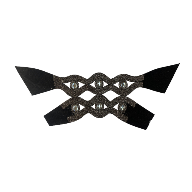 Laser-printed hollowed-out flower upper