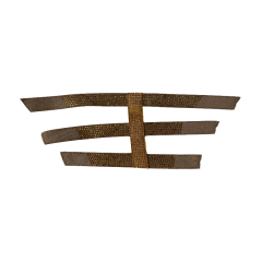 Laser-embossed diamond-encrusted upper