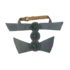 Bohemian-style floral sandal upper