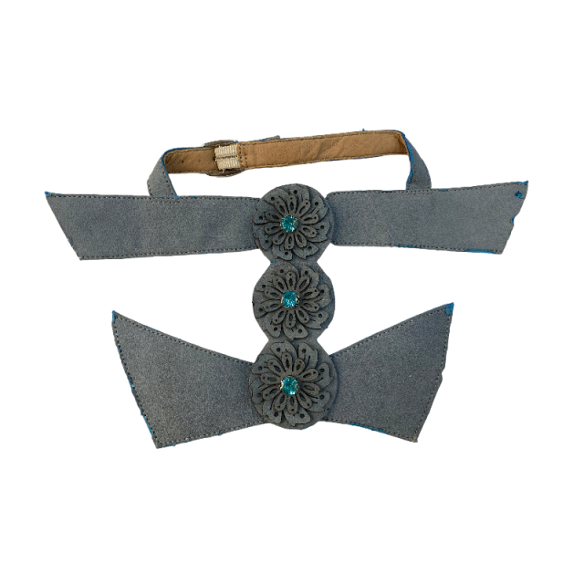 Bohemian-style floral sandal upper