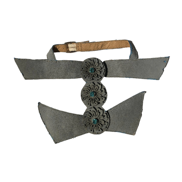 Bohemian-style floral sandal upper