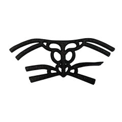 Irregular rhinestone upper