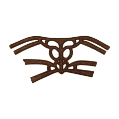 Irregular rhinestone upper