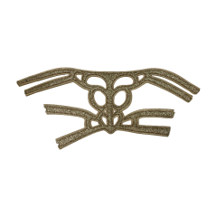 Irregular rhinestone upper