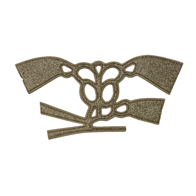 Irregular rhinestone upper