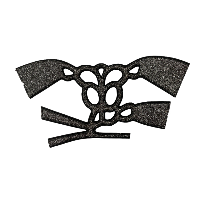 Irregular rhinestone upper