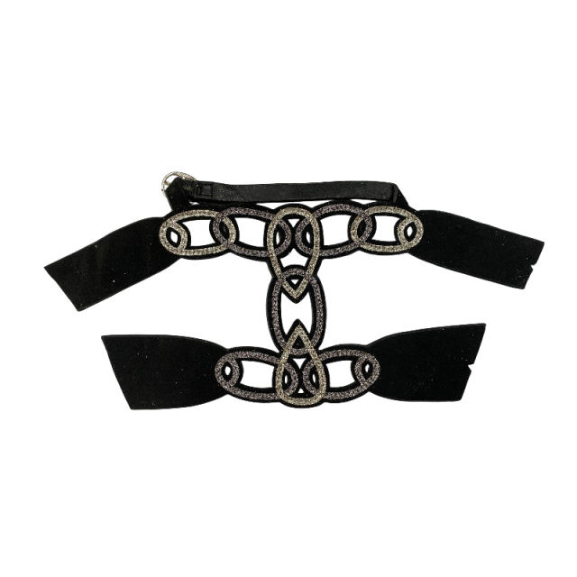 Casual rhinestone sandal upper