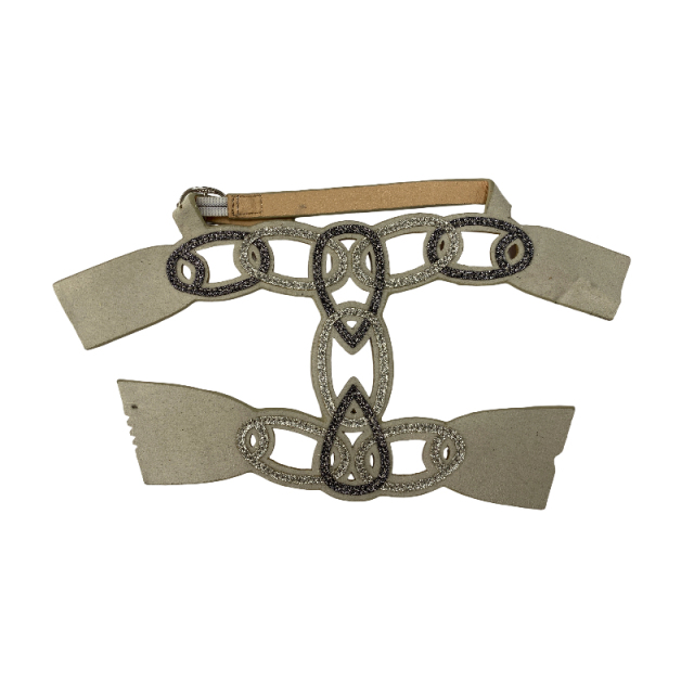 Casual rhinestone sandal upper