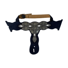 Semi-finished products with rhinestones on the upper of sandals