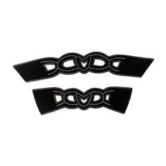 Semi-finished products of hot stamping sandal uppers