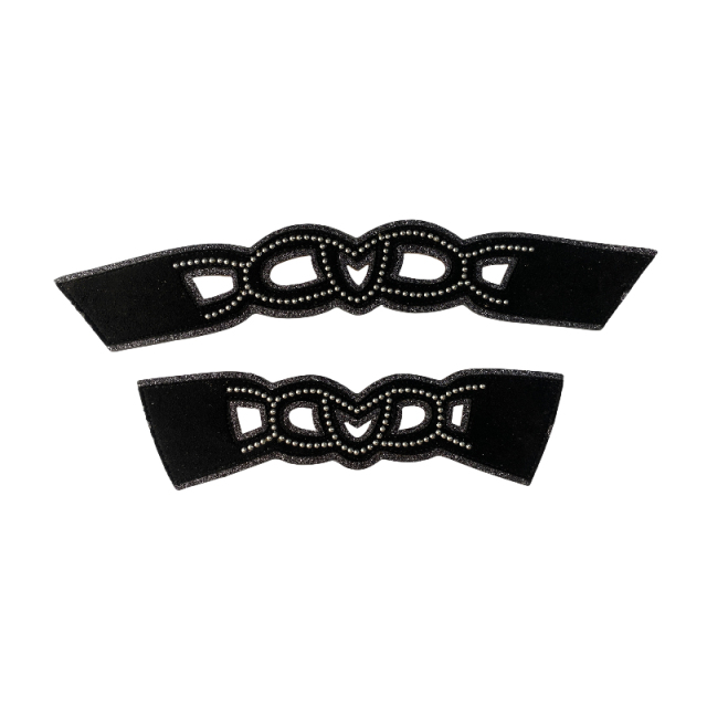 Semi-finished products of hot stamping sandal uppers