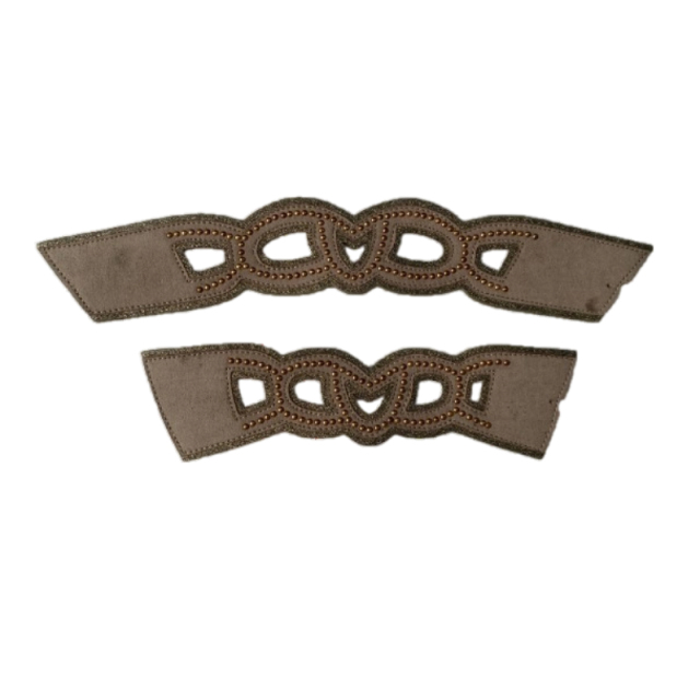 Semi-finished products of hot stamping sandal uppers