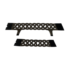 Semi-finished products of hot stamping sandal uppers