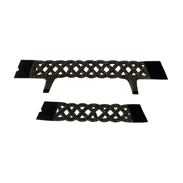 Semi-finished products of hot stamping sandal uppers