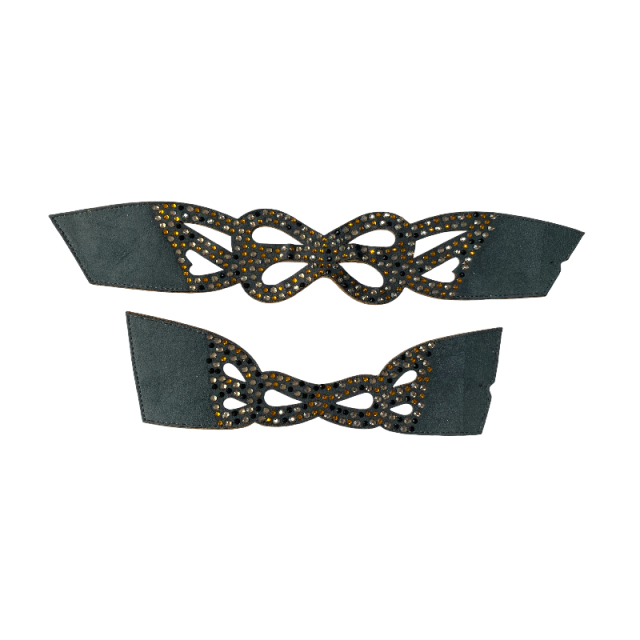 Semi-finished products of hot stamping shoe uppers