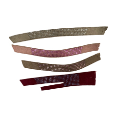 Laser-ironed diamond sandals upper