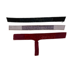 Laser-ironed diamond sandals upper