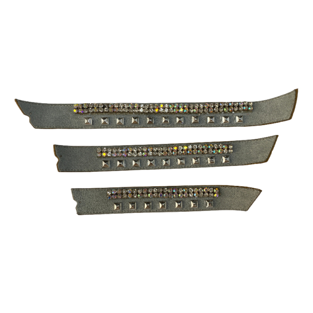 PU hot diamond hand-beaded casual upper