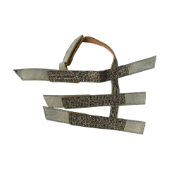 Glass rhinestone casual sandal upper