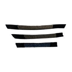 Glass rhinestone casual sandal upper