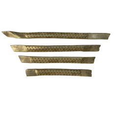 Colorful one-line shoe upper with rhinestones