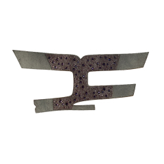 Velvet hot diamond women's sandal upper