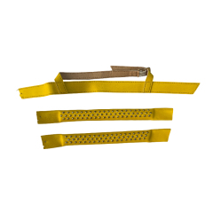 Multicolored one-strap sandal upper