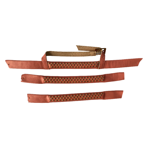 Multicolored one-strap sandal upper