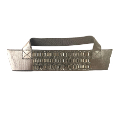 Colorful small flower-patterned diamond sandal upper