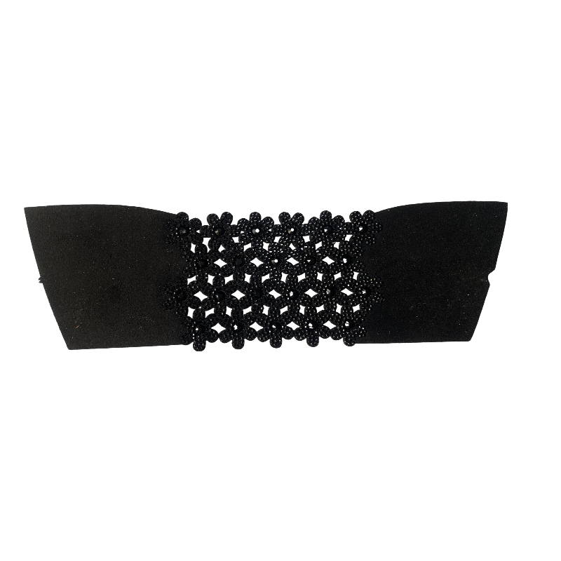Sandale en velours diamant chaud petite fleur femme top